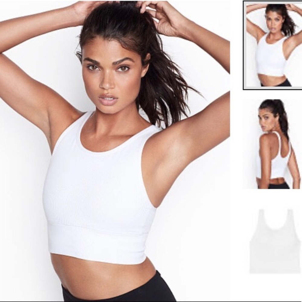 COPY - Victorias Secret Sport Seamless Ribbed Small White